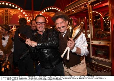 John Friedmann Gala-Premiere Circus Roncalli 40 Jahre Reise zum Regenborgen München 07. Oktober 2017
