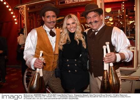 Alessandra Geissel Gala-Premiere Circus Roncalli 40 Jahre Reise zum Regenborgen München 07. Oktober 2017