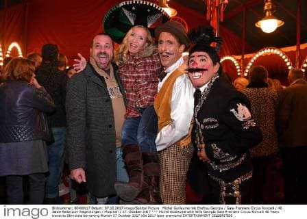 Michel Guillaume mit Ehefrau Georgia Gala-Premiere Circus Roncalli 40 Jahre Reise zum Regenborgen München 07. Oktober 2017