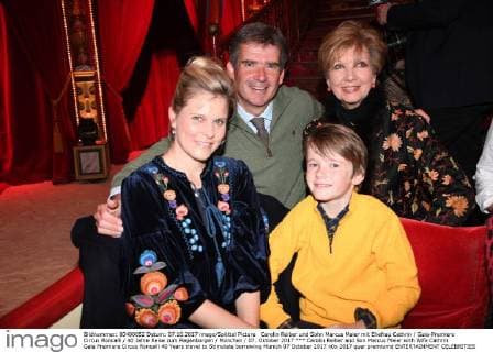 Carolin Reiber und Sohn Marcus Maier mit Ehefrau Cathrin Gala-Premiere Circus Roncalli 40 Jahre Reise zum Regenborgen München 07. Oktober 2017