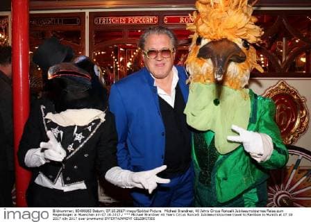 Michael Brandner, 40 Jahre Circus Roncalli Jubilaeumstournee Reise zum Regenbogen in Muenchen am 07.10.2017