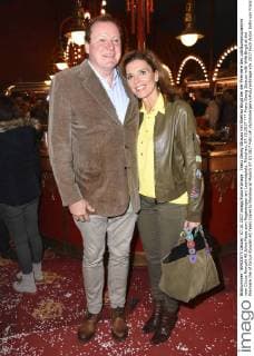 Franz Georg Strauss mit Ehefrau Birgit bei der Premiere des Jubiläumprogramms vom Circus Roncalli 40 Jahre Reise zum Regenbogen am Leonrodplatz. München, 07.10.2017