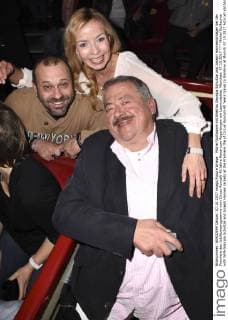 Michel Guillaume mit Ehefrau Georgia Schultze und Joseph Hannesschläger bei der Premiere des Jubiläumprogramms vom Circus Roncalli 40 Jahre Reise zum Regenbogen am Leonrodplatz. München, 07.10.2017