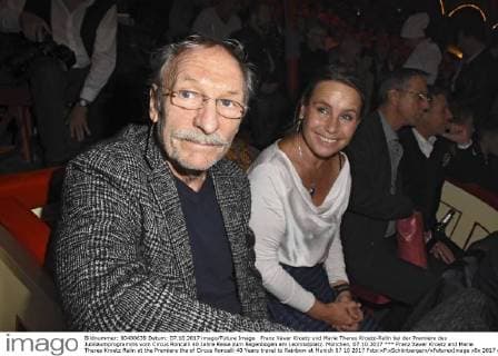 Franz Xaver Kroetz und Marie Theres Kroetz-Relin bei der Premiere des Jubiläumprogramms vom Circus Roncalli 40 Jahre Reise zum Regenbogen am Leonrodplatz. München, 07.10.2017