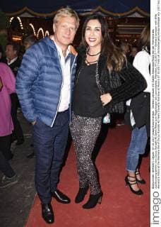 Gerhard Leinauer mit Gattin Alexandra Polzin bei der Premiere des Jubiläumprogramms vom Circus Roncalli 40 Jahre Reise zum Regenbogen am Leonrodplatz. München, 07.10.2017