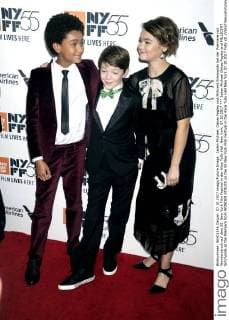 Jaden Michael, Oakes Fegley und Millicent Simmonds bei der Premiere von Wonderstruck auf dem 55. New York Film Festival in der Alice Tully Hall. New York, 07.10.2017