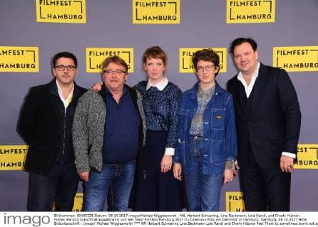 NN, Herbert Schwering, Lina Beckmann, Lola Randl, und Charly Hübner. Fühlen Sie sich manchmal ausgebrannt und leer beim Filmfest Hamburg 2017 im Cinemaxx Kino am Dammtor in Hamburg. Hamburg, 08.10.2017 Bitte Bildunterschrift : Imago Michael Wigglesworth
