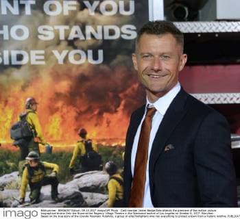 Cast member James Badge Dale attends the premiere of the motion picture biographical drama Only the Brave at the Regency Village Theatre in the Westwood section of Los Angeles on October 8, 2017. Storyline: Based on the true story of the Granite Mountain Hotshots, a group of elite firefighters who risk everything to protect a town from a historic wildfire.  LAP2017100823 JIMxRUYMEN