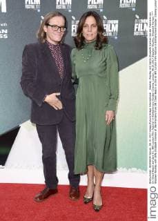 Stephen Woolley mit Gattin Elizabeth Karlsen bei der Premiere von On Chesil Beach auf dem 61. BFI London Film Festival im Embankment Garden Cinema. London, 08.10.2017 Stephen Woolley, Elizabeth Karlsen