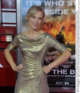 Cast member Jenny Gabrielle attends the premiere of the motion picture biographical drama Only the Brave at the Regency Village Theatre in the Westwood section of Los Angeles on October 8, 2017. Storyline: Based on the true story of the Granite Mountain Hotshots, a group of elite firefighters who risk everything to protect a town from a historic wildfire.  LAP2017100826 JIMxRUYMEN