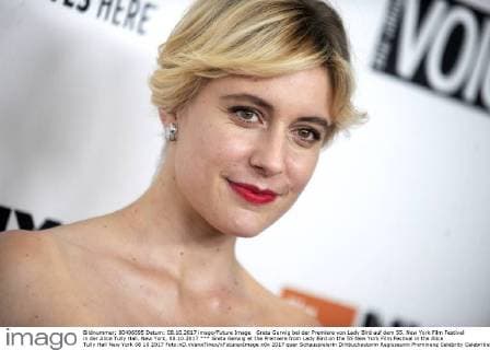 Greta Gerwig bei der Premiere von Lady Bird auf dem 55. New York Film Festival in der Alice Tully Hall. New York, 08.10.2017