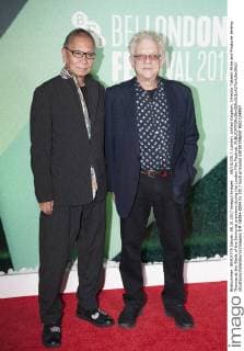. 08 10 2017. London, United Kingdom. Director Takashi Miike and Producer Jeremy Thomas at the Blade of the Immortal premiere during the London Film Festival.  xGustavoxValientex xi-Imagesx IIM-16084-0004