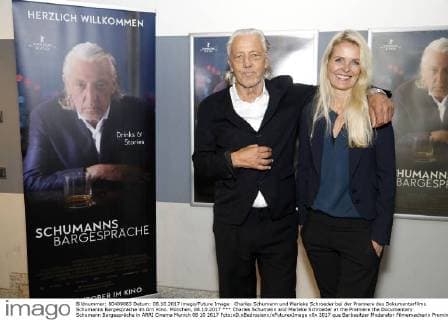 Charles Schumann und Marieke Schroeder bei der Premiere des Dokumentarfilms Schumanns Bargespräche im Arri Kino. München, 08.10.2017