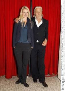 Marieke Schroeder und Charles Schumann bei der Premiere des Dokumentarfilms Schumanns Bargespräche im Arri Kino. München, 08.10.2017