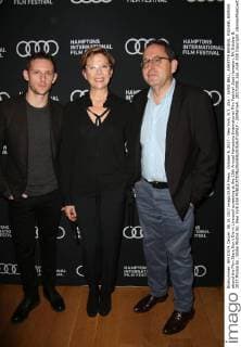 October 8, 2017 - New York, N.Y, USA - JAMIE BELL, ANNETTE BENING, MICHAEL BARKER attend the Film Stars Don t Die in Liverpool screening at the 25th Annual Hamptons International Film Festival .East Hampton, NY.October 8, 2017.Photos by , Globe Photos Inc. New York USA - ZUMAms4_ 20171008_zaa_ms4_038 Copyright: xSoniaxMoskowitzx