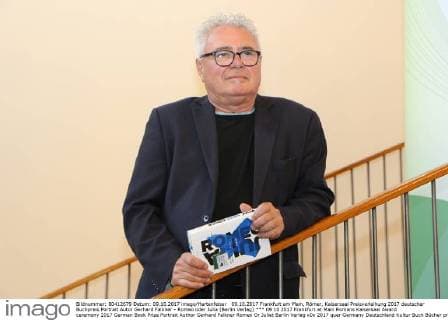09.10.2017 Frankfurt am Main, Römer, Kaisersaal Preisverleihung 2017 deutscher Buchpreis Portrait Autor Gerhard Falkner - Romeo oder Julia (Berlin Verlag)