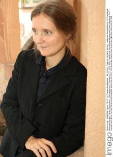 09.10.2017 Frankfurt am Main, Römer, Kaisersaal Preisverleihung 2017 deutscher Buchpreis Portrait Marion Poschmann - Die Kieferninsel (Suhrkamp)