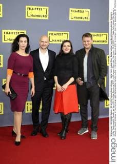 Katja Kolm, Lukas Miko, Barbara Albert und Devid Striesow bei der Premiere Licht Mademoiselle Paradis auf dem 25. Filmfest Hamburg 2017 im Cinemaxx Dammtor. Hamburg, 09.10.2017