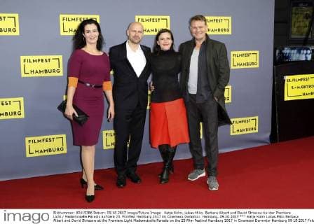 Katja Kolm, Lukas Miko, Barbara Albert und Devid Striesow bei der Premiere Licht Mademoiselle Paradis auf dem 25. Filmfest Hamburg 2017 im Cinemaxx Dammtor. Hamburg, 09.10.2017