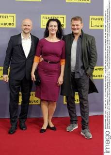 Lukas Miko, Katja Kolm und Devid Striesow bei der Premiere Licht auf dem 25. Filmfest Hamburg 2017 im Cinemaxx Dammtor. Hamburg, 09.10.2017