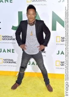 Albert Lin bei der Premiere des National Geographic Dokumentarfilms Jane im Hollywood Bowl. Los Angeles, 09.10.2017