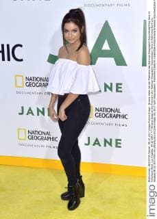 Bryana Salaz bei der Premiere des National Geographic Dokumentarfilms Jane im Hollywood Bowl. Los Angeles, 09.10.2017