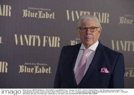 October 10, 2017 - Madrid, Madrid, Spain - Carl Bernstein receive Vanity Fair International Journalism Award at Santo Mauro Hotel on October 10, 2017 in Madrid Madrid Spain  - ZUMAg15_ 20171010_zaf_g15_010 Copyright: xJackxAbuinx