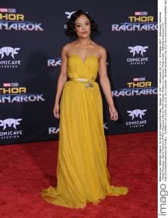 October 10, 2017 - Hollywood, CA, U.S. - 10 October 2017 - Hollywood, California - Tessa Thompson. World Premiere of Thor: Ragnarok held at The El Capitan Theater in Hollywood. Photo Credit: AdMedia Hollywood U.S. - ZUMAa123 20171010_zaa_a123_073 Copyright: xBirdiexThompsonx