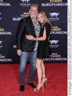 October 10, 2017 - Hollywood, CA, U.S. - 10 October 2017 - Hollywood, California - Ray Stevenson. World Premiere of Thor: Ragnarok held at The El Capitan Theater in Hollywood. Photo Credit: AdMedia Hollywood U.S. - ZUMAa123 20171010_zaa_a123_100 Copyright: xBirdiexThompsonx