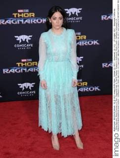 October 10, 2017 - Hollywood, CA, U.S. - 10 October 2017 - Hollywood, California - Chloe Bennett. World Premiere of Thor: Ragnarok held at The El Capitan Theater in Hollywood. Photo Credit: AdMedia Hollywood U.S. - ZUMAa123 20171010_zaa_a123_131 Copyright: xBirdiexThompsonx