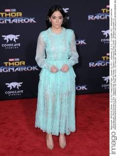 October 10, 2017 - Hollywood, CA, U.S. - 10 October 2017 - Hollywood, California - Chloe Bennett. World Premiere of Thor: Ragnarok held at The El Capitan Theater in Hollywood. Photo Credit: AdMedia Hollywood U.S. - ZUMAa123 20171010_zaa_a123_126 Copyright: xBirdiexThompsonx