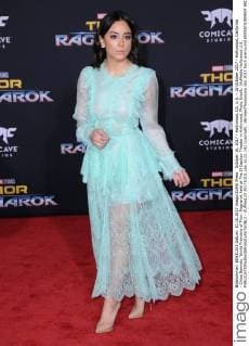 October 10, 2017 - Hollywood, CA, U.S. - 10 October 2017 - Hollywood, California - Chloe Bennett. World Premiere of Thor: Ragnarok held at The El Capitan Theater in Hollywood. Photo Credit: AdMedia Hollywood U.S. - ZUMAa123 20171010_zaa_a123_142 Copyright: xBirdiexThompsonx