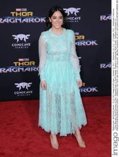 October 10, 2017 - Hollywood, CA, U.S. - 10 October 2017 - Hollywood, California - Chloe Bennett. World Premiere of Thor: Ragnarok held at The El Capitan Theater in Hollywood. Photo Credit: AdMedia Hollywood U.S. - ZUMAa123 20171010_zaa_a123_136 Copyright: xBirdiexThompsonx