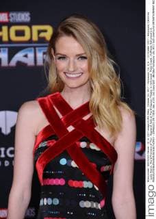 October 10, 2017 - Hollywood, CA, U.S. - 10 October 2017 - Hollywood, California - Lydia Hearst. World Premiere of Thor: Ragnarok held at The El Capitan Theater in Hollywood. Photo Credit: AdMedia Hollywood U.S. - ZUMAa123 20171010_zaa_a123_162 Copyright: xBirdiexThompsonx