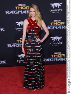 October 10, 2017 - Hollywood, CA, U.S. - 10 October 2017 - Hollywood, California - Lydia Hearst. World Premiere of Thor: Ragnarok held at The El Capitan Theater in Hollywood. Photo Credit: AdMedia Hollywood U.S. - ZUMAa123 20171010_zaa_a123_165 Copyright: xBirdiexThompsonx