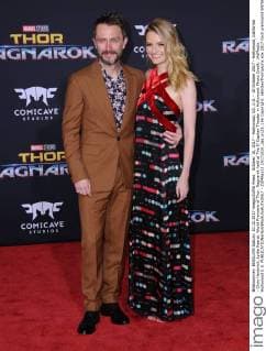 October 10, 2017 - Hollywood, CA, U.S. - 10 October 2017 - Hollywood, California - Chris Hardwick, Lydia Hearst. World Premiere of Thor: Ragnarok held at The El Capitan Theater in Hollywood. Photo Credit: AdMedia Hollywood U.S. - ZUMAa123 20171010_zaa_a123_156 Copyright: xBirdiexThompsonx