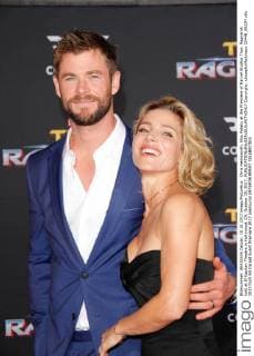 Chris Hemsworth, Elsa Pataky at the Premiere of Marvel Studios Thor: Ragnarok held at El Capitan Theatre in Hollywood, CA, October 10, 2017.  Copyright: xJosephxMartinezx 33448_062JM
