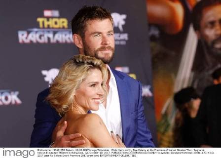 Chris Hemsworth, Elsa Pataky at the Premiere of Marvel Studios Thor: Ragnarok held at El Capitan Theatre in Hollywood, CA, October 10, 2017.  Copyright: xJosephxMartinezx 33448_070JM