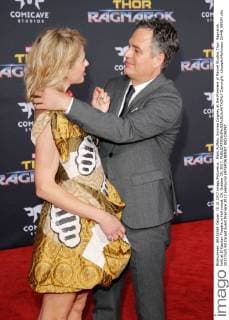 Mark Ruffalo, Sunrise Coigney at the Premiere of Marvel Studios Thor: Ragnarok held at El Capitan Theatre in Hollywood, CA, October 10, 2017.  Copyright: xJosephxMartinezx 33448_089JM