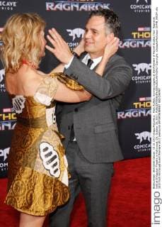 Mark Ruffalo, Sunrise Coigney at the Premiere of Marvel Studios Thor: Ragnarok held at El Capitan Theatre in Hollywood, CA, October 10, 2017.  Copyright: xJosephxMartinezx 33448_090JM