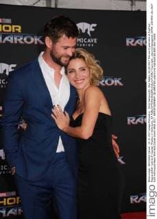Chris Hemsworth, Elsa Pataky 10 10 2017 The world premiere of ÂgThor: RagnarokÂh held at El Capitan Theater in Hollywood, CA  Copyright: xIzumixHasegawax 33448_132HNW