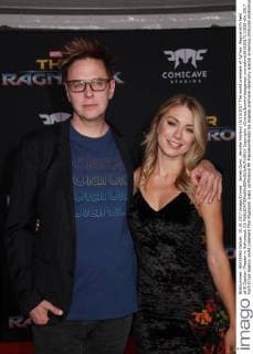 James Gunn, Jennifer Holland 10 10 2017 The world premiere of ?gThor: Ragnarok?h held at El Capitan Theater in Hollywood, CA  Copyright: xCronos IzumixHasegawax cronoshnw10102017111532