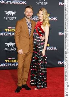 Chris Hardwick und seine Ehefrau Lydia Hearst bei der Thor: Ragnarok Film Premiere am 10.10.2017 in Hollywood, Los Angeles Thor: Ragnarok Filmpremiere in Los Angeles, 2017