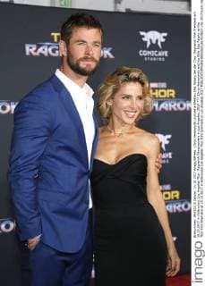 Chris Hemsworth und seine Ehefrau Elsa Pataky bei der Thor: Ragnarok Film Premiere am 10.10.2017 in Hollywood, Los Angeles Thor: Ragnarok Filmpremiere in Los Angeles, 2017