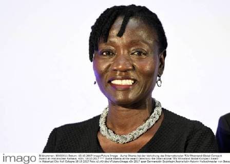 Auma Obama bei der Verleihung des Internationalen TÜV Rheinland Global Compact Award im Historischen Rathaus. Köln, 10.10.2017