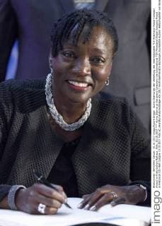 Auma Obama bei der Verleihung des Internationalen TÜV Rheinland Global Compact Award im Historischen Rathaus. Köln, 10.10.2017