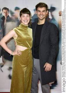 Victoria Schulz und Lucas Reiber bei der Premiere des Kinofilms Die Unsichtbaren - Wir wollen leben im Kino International. Berlin, 10.10.2017