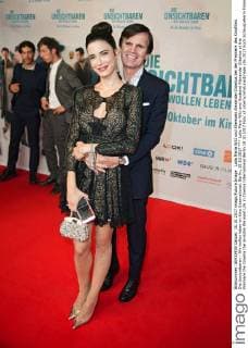Laila Maria Witt und Ehemann Alexander Dibelius bei der Premiere des Kinofilms Die Unsichtbaren - Wir wollen leben im Kino International. Berlin, 10.10.2017