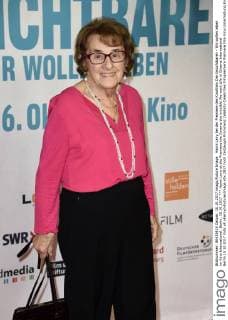 Hanni Levy bei der Premiere des Kinofilms Die Unsichtbaren - Wir wollen leben im Kino International. Berlin, 10.10.2017