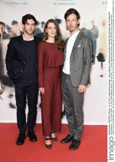Aaron Altaras, Alice Dwyer und Max Mauff bei der Premiere des Kinofilms Die Unsichtbaren - Wir wollen leben im Kino International. Berlin, 10.10.2017
